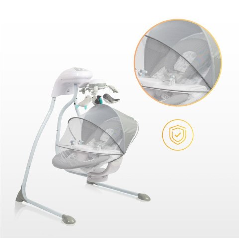 HUŚTAWKA ELEKTRYCZNA RAFFI LIGHT GREY