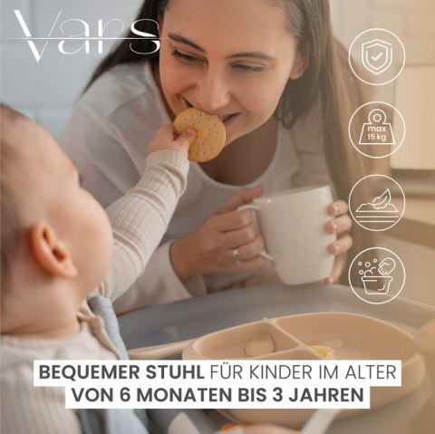 KRZESEŁKO DO KARMIENIA VARS PINK