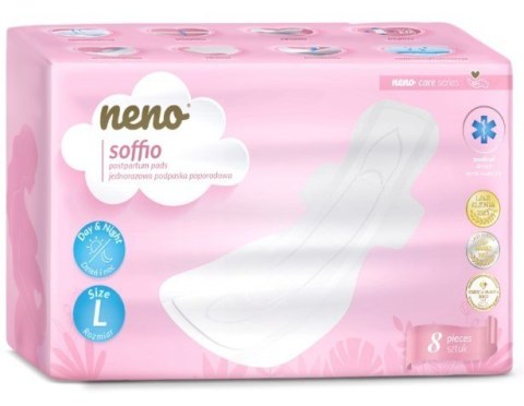 5558 SOFFIO PODPASKI JEDNORAZOWE POPORODOWE L 8SZT