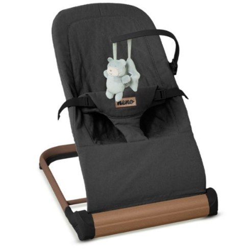 5718 NESSO DARK GREY LEŻACZEK + TORBA