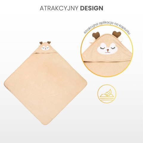 BATHFRIENDS OKRYCIE KĄPIELOWE 100x100 DINO MINT