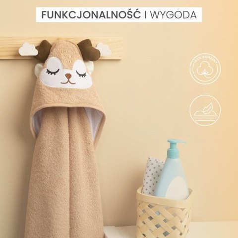 BATHFRIENDS OKRYCIE KĄPIELOWE 100x100 KRÓLIK PINK