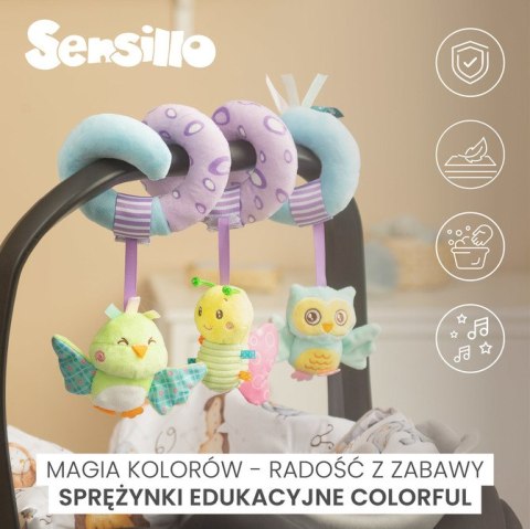 COLORFUL SPRĘŻYNKA EDUKACYJNA SYRENKA