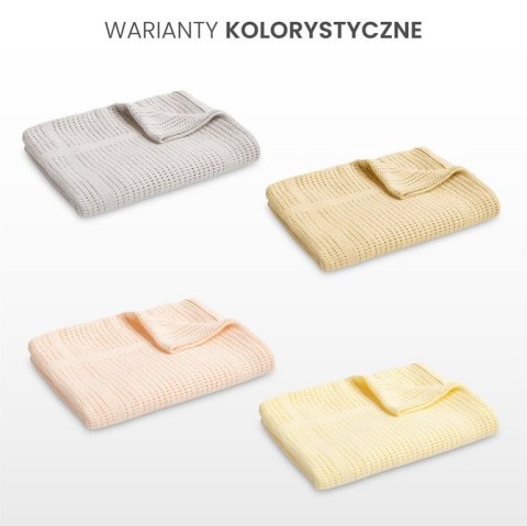 KOC AŻUROWY MOLI JASNY SZARY