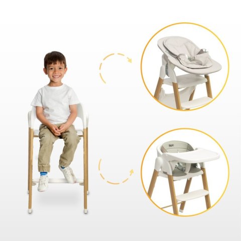 KRZESEŁKO DO KARMIENIA 3W1 TRIPLO BEIGE