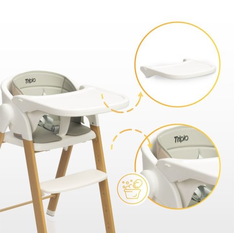 KRZESEŁKO DO KARMIENIA 3W1 TRIPLO BEIGE