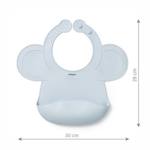 1639/01 ŚLINIAK SILIKONOWY REGULOWANE ZAPIĘCIE NIEBIESKI