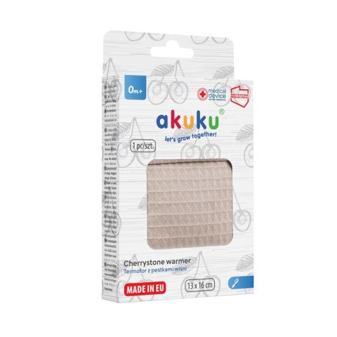 A0633 TERMOFOR PESTKI WIŚNI 13 X 16 CM BEŻ