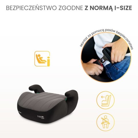 FOTELIK TIGER I-SIZE GREY (125-150)