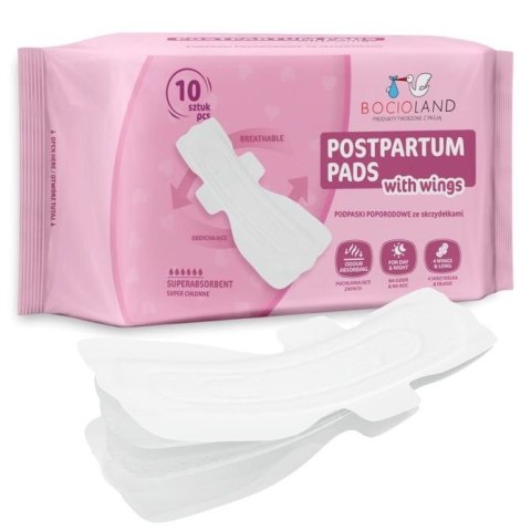 1554 PODKŁADY POPORODOWE WYSOKOCHŁONNE 10SZT L BL155