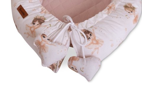 KOKON MUŚLIN BALETNICE RÓŻOWE 80x45