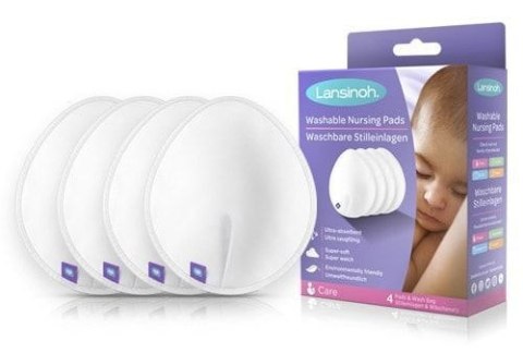 1175 WKŁADKI LAKTACYJNE WIELORAZOWE 4SZT LANSINOH