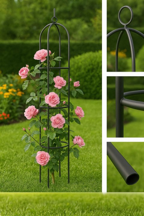 Metalowa pergola ogrodowa wspornik na róże 195cm