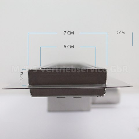 Odpływ liniowy Czarny Szklany z syfonem 60cm