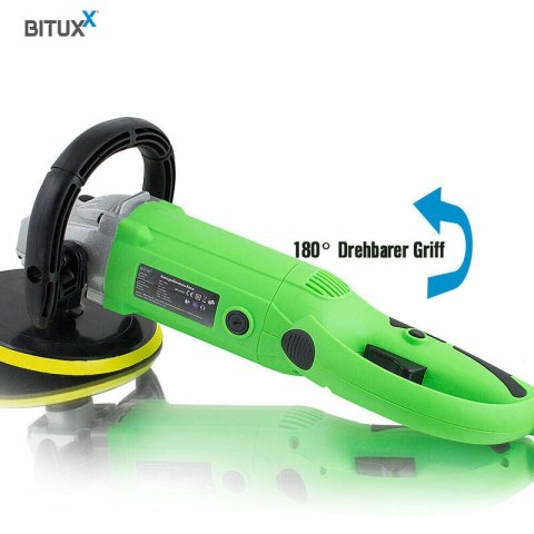 Polerka samochodowa 1200W akcesoria gąbki zestaw