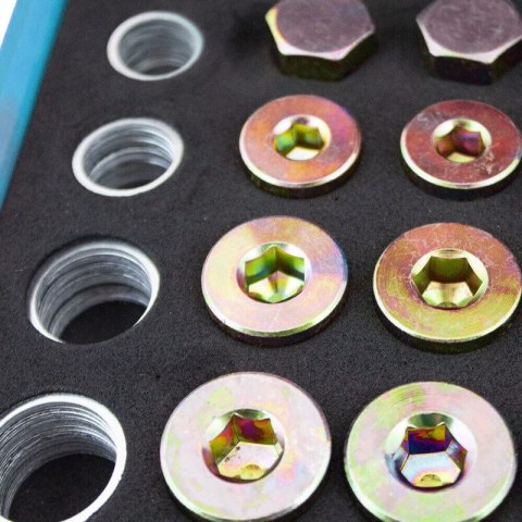 Zestaw naprawczy miski olejowej 114 elementów