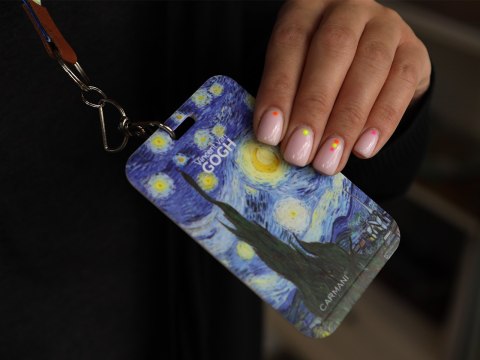 Etui na kartę/identyfikator - V. van Gogh, Gwaiździsta Noc (CARMANI)