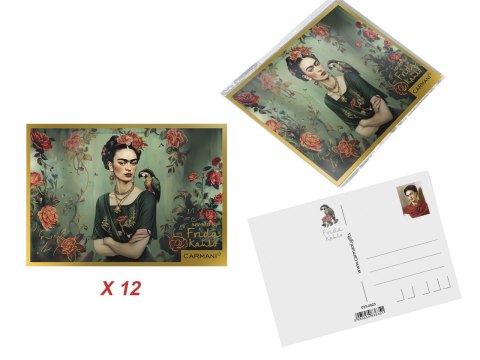 Kpl. 12 pocztówek - F. Kahlo (CARMANI)