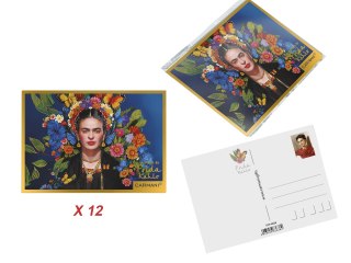 Kpl. 12 pocztówek - F. Kahlo (CARMANI)