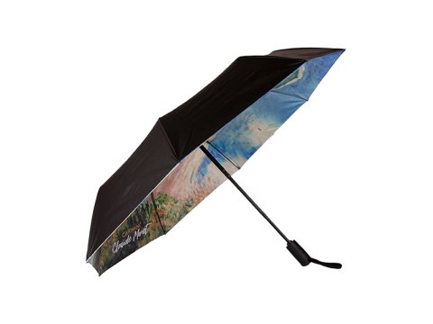 Parasol automat, składany - C. Monet, Kobieta z Parasolem (dekoracja pod spodem) (CARMANI)