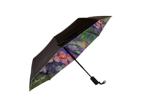 Parasol automat, składany - C. Monet, Lilie wodne (pod spodem) (CARMANI)