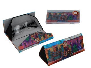 Etui na okulary, składane - inspirowane malarstwem F. Kahlo (CARMANI)