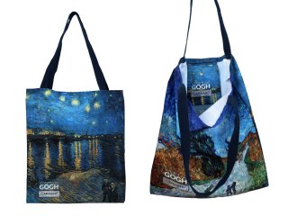 Torba na ramię - V. van Gogh, Droga z cyprysem + Gwiaździsta Noc (CARMANI)