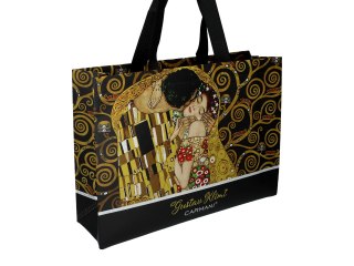 Torba śniadaniowa - G. Klimt, Pocałunek + Drzewo życia (CARMANI)