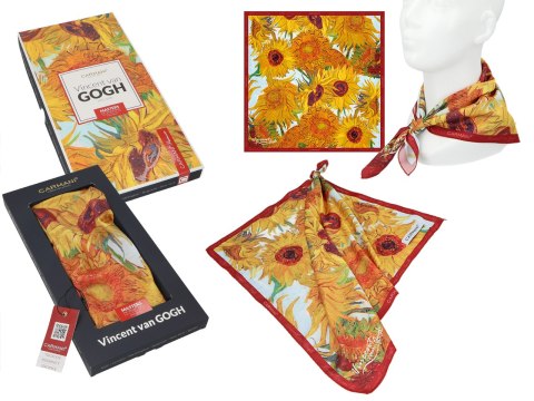 Apaszka - V. van Gogh, Słoneczniki (CARMANI)