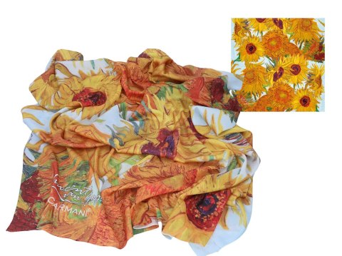 Chusta - V. van Gogh, Słoneczniki (CARMANI)