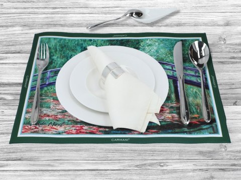 Podkładka na stół - C. Monet, Most nad stawem z liliami wodnymi (CARMANI)