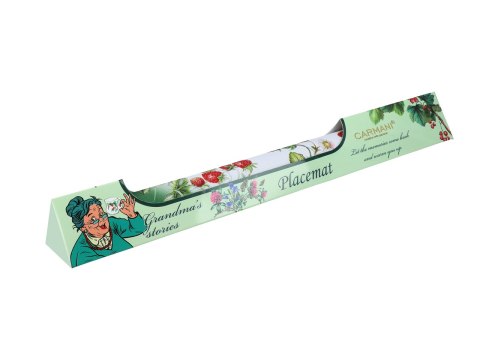 Podkładka na stół okrągła - Poziomka (CARMANI)