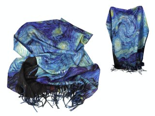 Szal - V. van Gogh, Gwiaździsta Noc (CARMANI)