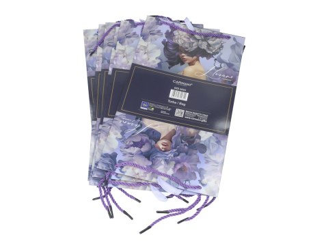 Kpl. 6 torebek ozdobnych - L. Lozano, Lady`s Floral Symphony (CARMANI)