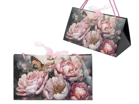 Kpl. 6 torebek ozdobnych - Kwiaty (CARMANI)