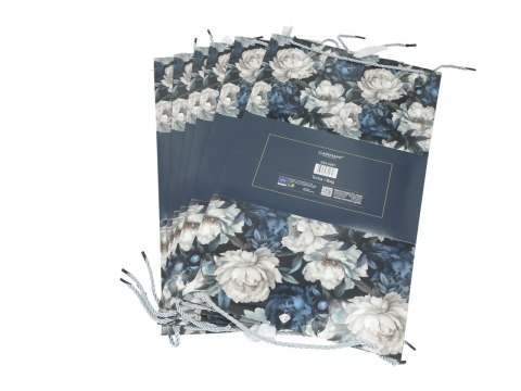 Kpl. 6 torebek ozdobnych - Kwiaty (CARMANI)