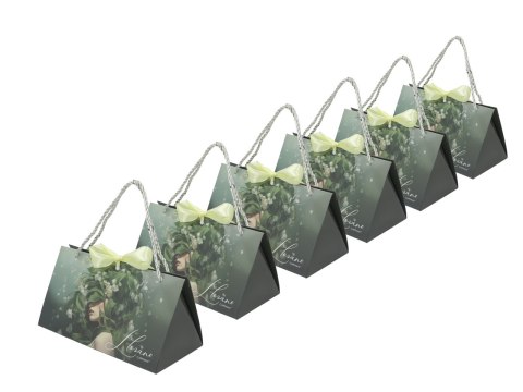 Kpl. 6 torebek ozdobnych - L. Lozano, Lady`s Floral Symphony (CARMANI)