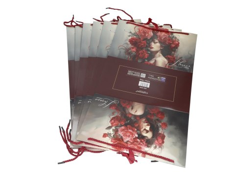 Kpl. 6 torebek ozdobnych - L. Lozano, Lady`s Floral Symphony (CARMANI)