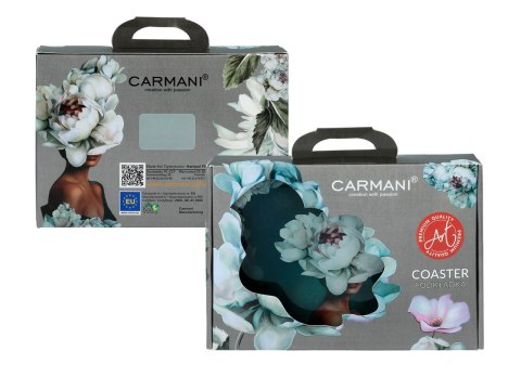 Podkładka szklana - L. Lozano, Kwiaty na głowie (CARMANI)