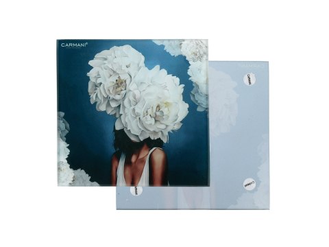 Podkładka szklana - L. Lozano, Kwiaty na głowie (CARMANI)