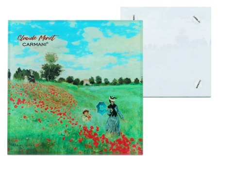 Podkładka szklana - C. Monet, Pole maków (CARMANI)