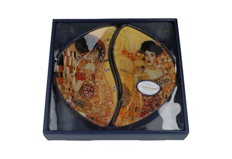 Talerz dekoracyjny - G. Klimt, Adela + Pocałunek