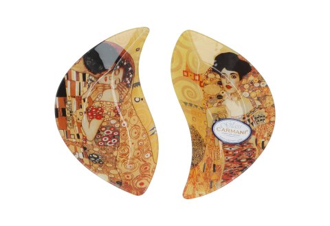 Talerz dekoracyjny - G. Klimt, Adela + Pocałunek
