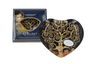 Talerz dekoracyjny serce - G. Klimt, Drzewo życia (CARMANI)