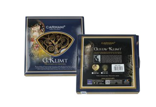 Talerz dekoracyjny serce - G. Klimt, Drzewo życia (CARMANI)