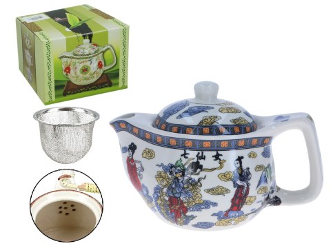 Czajnik ceramiczny z zaparzaczem