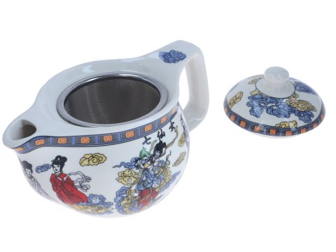 Czajnik ceramiczny z zaparzaczem