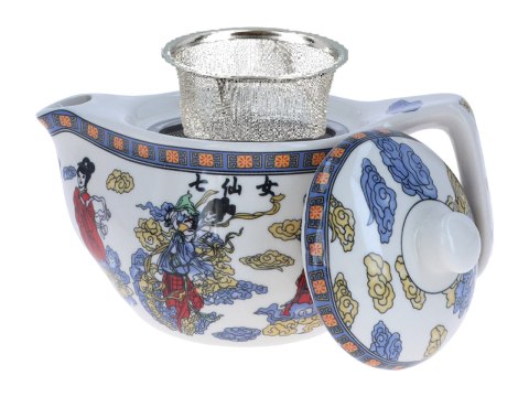 Czajnik ceramiczny z zaparzaczem