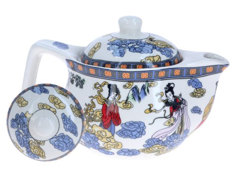 Czajnik ceramiczny z zaparzaczem