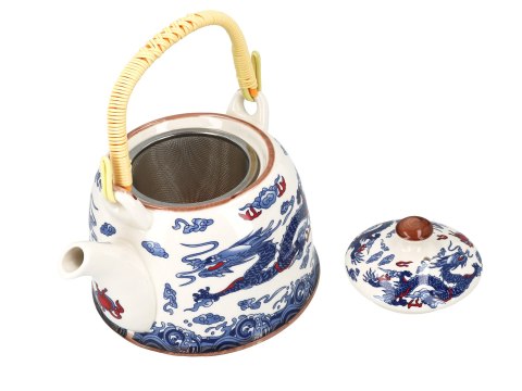 Czajnik ceramiczny z zaparzaczem